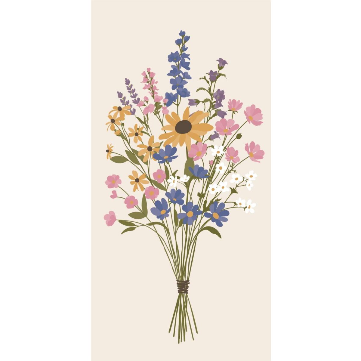 Ib Laursen - Servett Sommarbukett 16st Per Förpackning