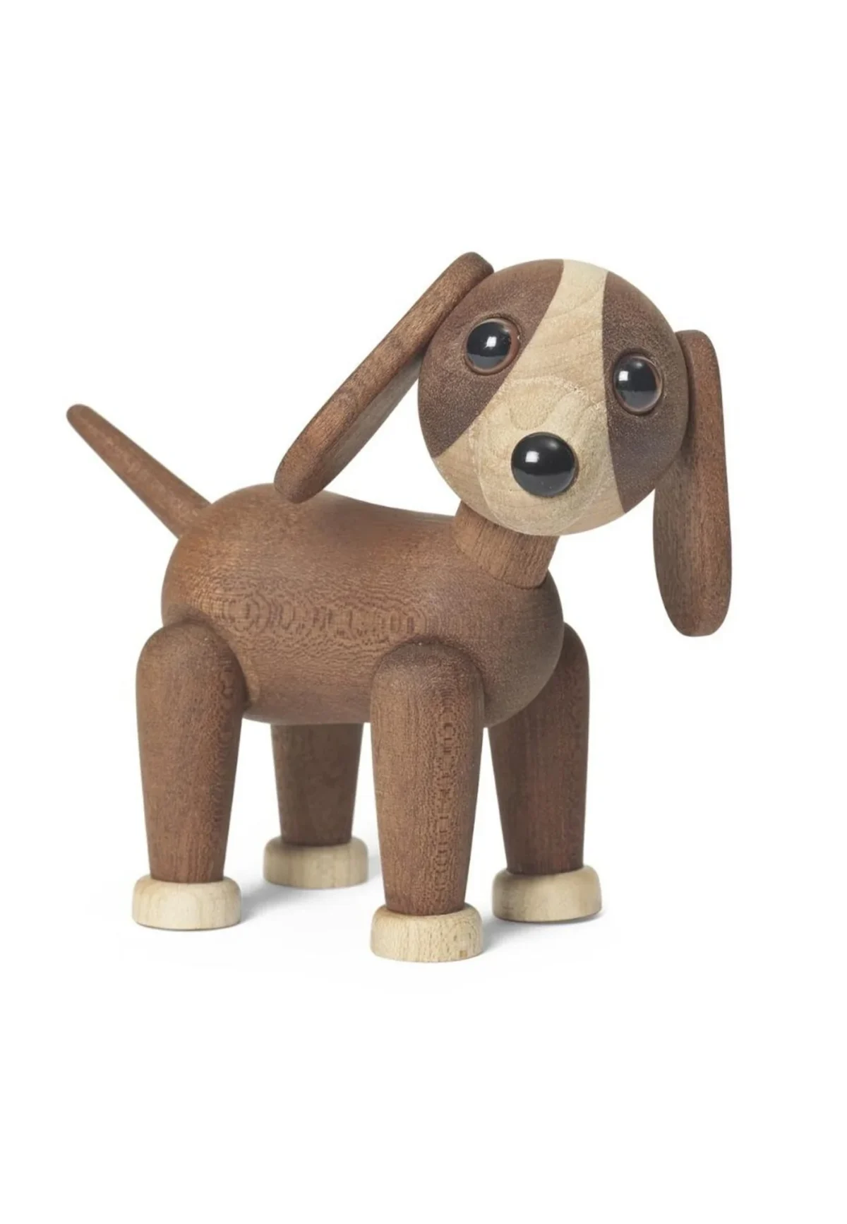 Spring Copenhagen - Twix Hund Trädekoration Mahogny 11cm